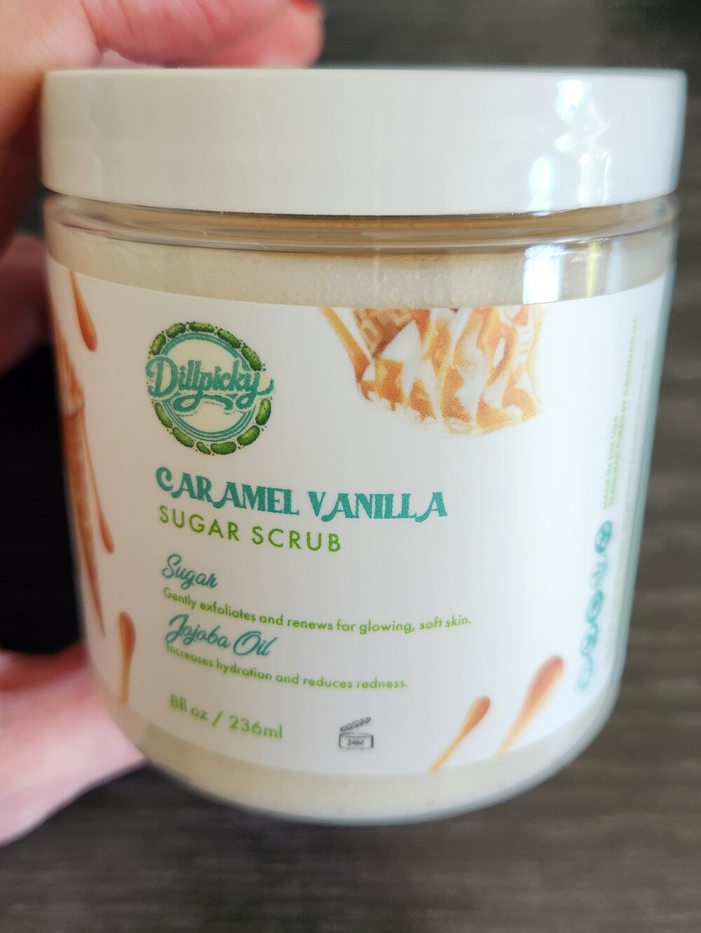 Dillpicky Aminnah Caramel Vanilla Sugar Scrub -
